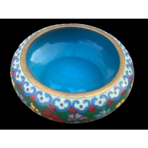 66 - A VINTAGE CLOISONNE POT