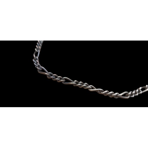 537 - HEAVY SILVER CHAIN 25