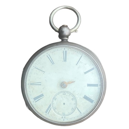 578 - A BEAUTIFULLY HALLMARKED CHESTER SILVER POCKET WATCH DATED 1901 BY THOMAS RICHARD ARNOTT (MISSING GL... 