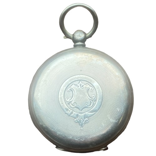 578 - A BEAUTIFULLY HALLMARKED CHESTER SILVER POCKET WATCH DATED 1901 BY THOMAS RICHARD ARNOTT (MISSING GL... 