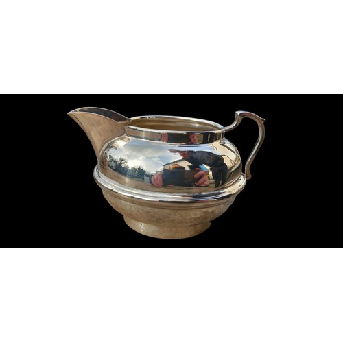 563 - A BEAUTIFUL NEAT SIZED  3 PIECE LONDON SILVER TEA  SERVICE 464G
