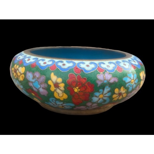 66 - A VINTAGE CLOISONNE POT