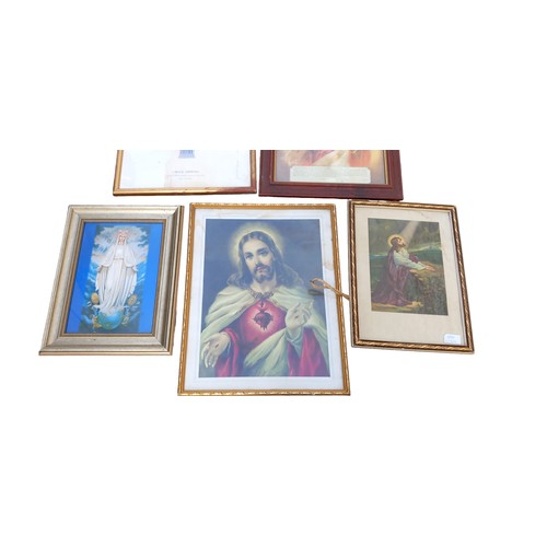 3 - QTY OF SACRED HEARTS PRINTS