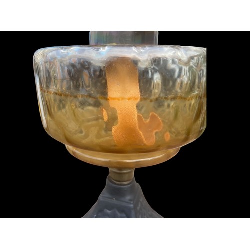 22 - VINTAGE OIL LAMP