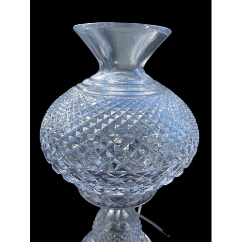 582 - A WATERFORD CRYSTAL TABLE LAMP (BOUGHT FROM FACTORY) 15