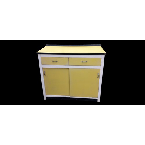 36 - A MID CENTRUY KITCHEN CABINET