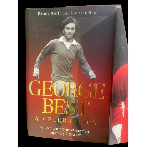 38 - 3 BOOKS ON GEORGE BEST 1 OF WHICH IS SIGNED BY ALEX BEST