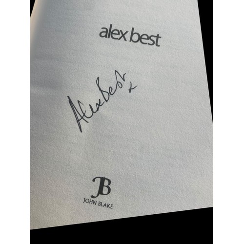 38 - 3 BOOKS ON GEORGE BEST 1 OF WHICH IS SIGNED BY ALEX BEST