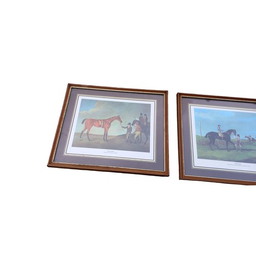 82 - 3 VINTAGE HORSE RACING PRINTS 13x11