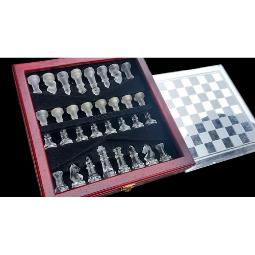 113 - CASED CHESS SET