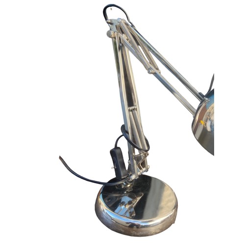 119 - A CHROME ANGLE POISE LAMP