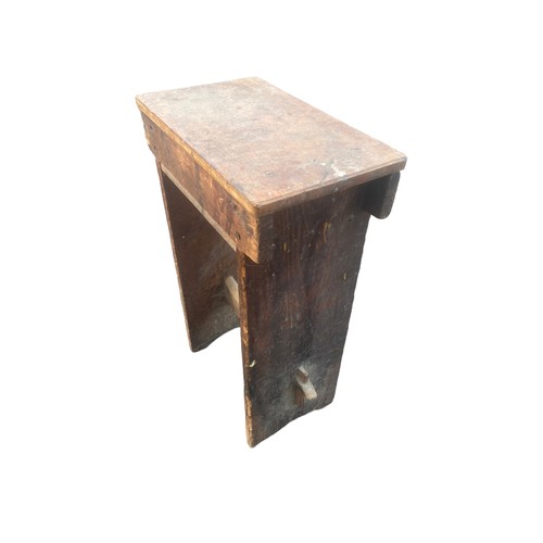 170 - A PINE STOOL