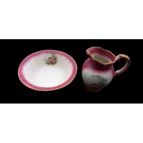 172 - SMALL WASH JUG AND BOWL