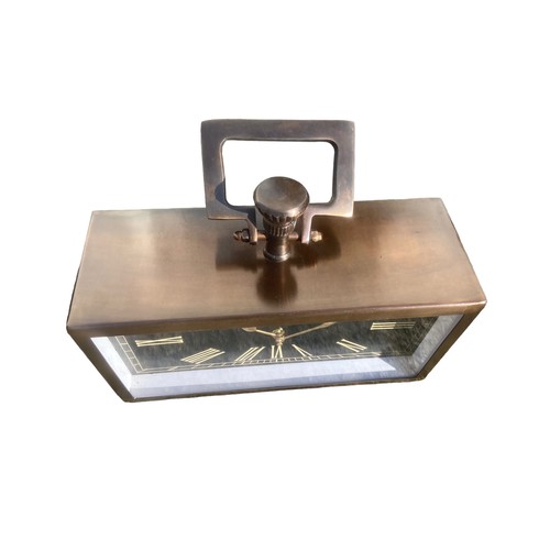 180 - A NEW TIMELESS BRONZED FINISH CLOCK