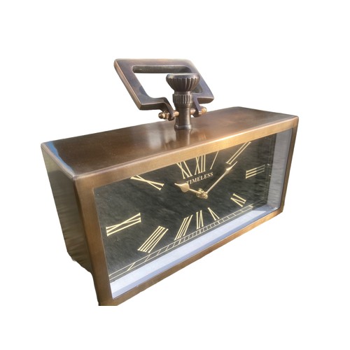 180 - A NEW TIMELESS BRONZED FINISH CLOCK