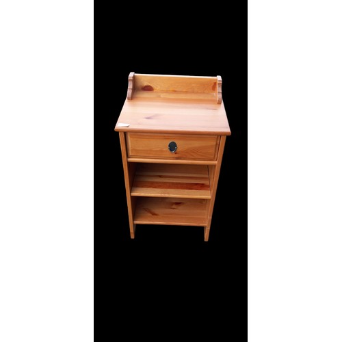 282 - A PINE BEDSIDE