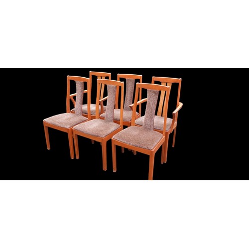 307 - SET OF 6 RETRO CHAIRS BY SCHARIBER