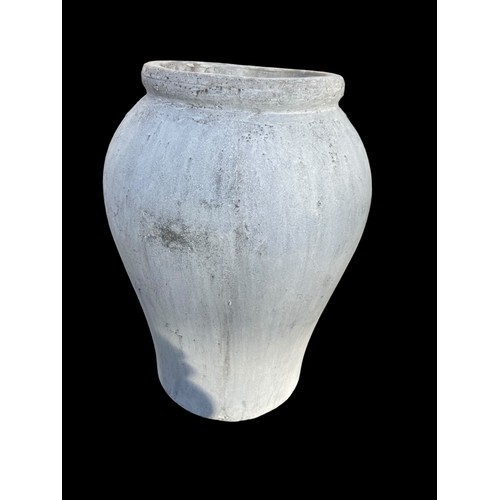 318 - A NEW STONEWARE STYLE VASE APPROX 15