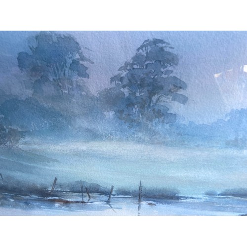 357 - A CLEARING MIST WATER COLOUR