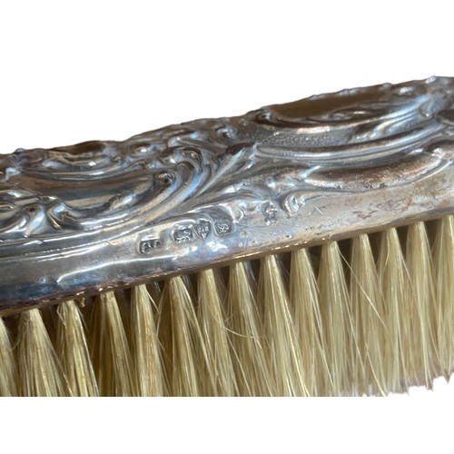 413 - A CHESTER SILVER BRUSH