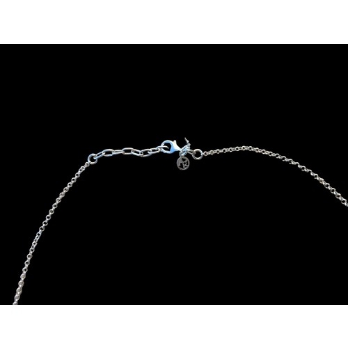 432 - A SILVER ARGENTO LOPP LINK NECKLACE