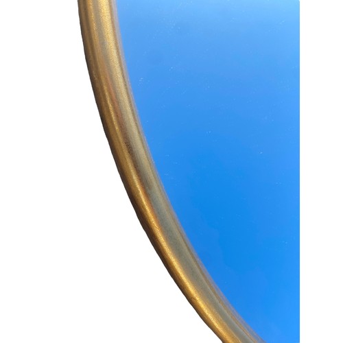 451 - A NEW GILT FRAMED CIRCULAR MIRROR 36