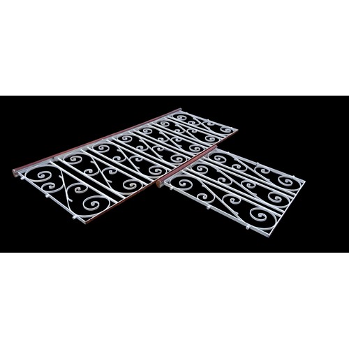 379 - WROUGHT IRON RAILING...92x37