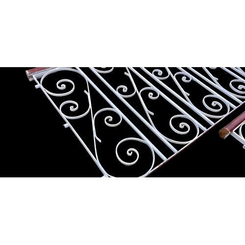 379 - WROUGHT IRON RAILING...92x37