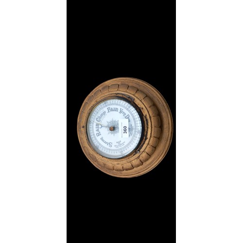 360 - A GILT FINISHED BAROMETER 8