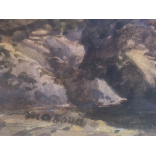 607 - WATERCOLOUR BY M.A.BOYD 29x22