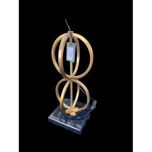 625 - A NEW TWIN GOLD SPHERE DESIGNER LAMP 26