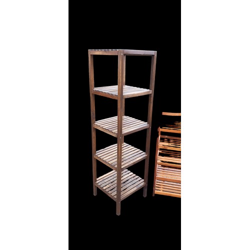 641 - 2 WOODEN SHELVING