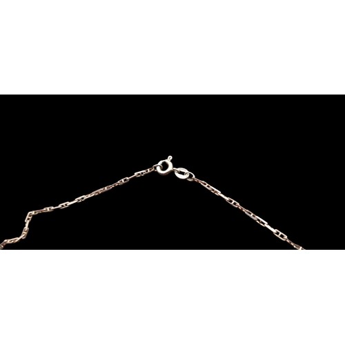 506 - AN 18 INCH 9CT GOLD CHAIN WEIGHS 2.7G