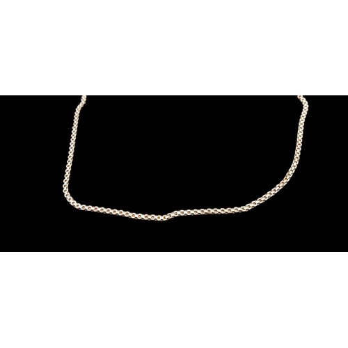 552 - AN 18 INCH LONG 14CT GOLD CHAIN WEIGHS 5.1G