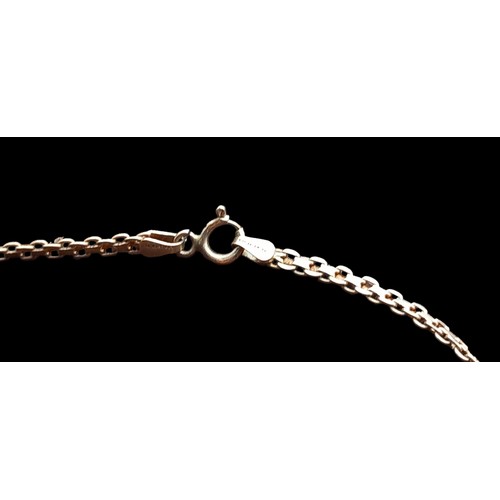 552 - AN 18 INCH LONG 14CT GOLD CHAIN WEIGHS 5.1G