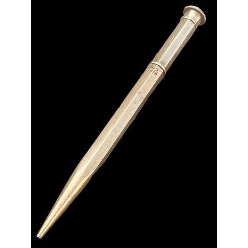 533 - STUNNING COLLECTABLE 9ct GOLD MORDAN EVERPOINT PROPELLING PENCIL 15gms