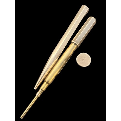 533 - STUNNING COLLECTABLE 9ct GOLD MORDAN EVERPOINT PROPELLING PENCIL 15gms