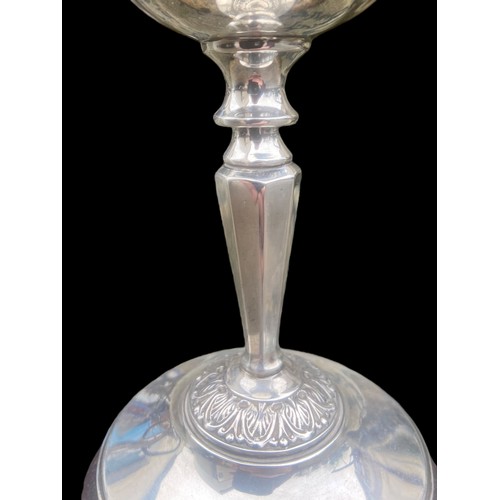 573 - BIRMINGHAM SILVER TROPHY ENGRAVED ON BASE retailed by sharman d neill ltd 22 donegal place 162.85grm