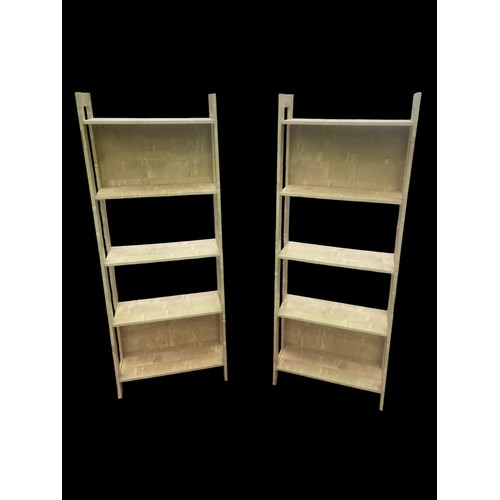 2 - A LOT OF 2 BEECH SHELVING