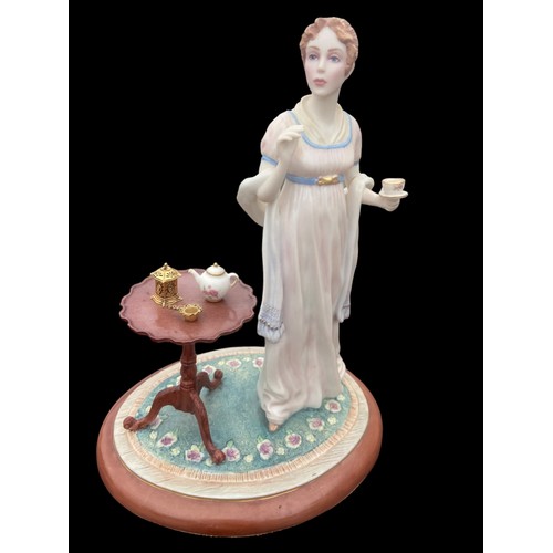 40 - A LIMITED EDITION FIGURENE OF JANE AUSTINS 