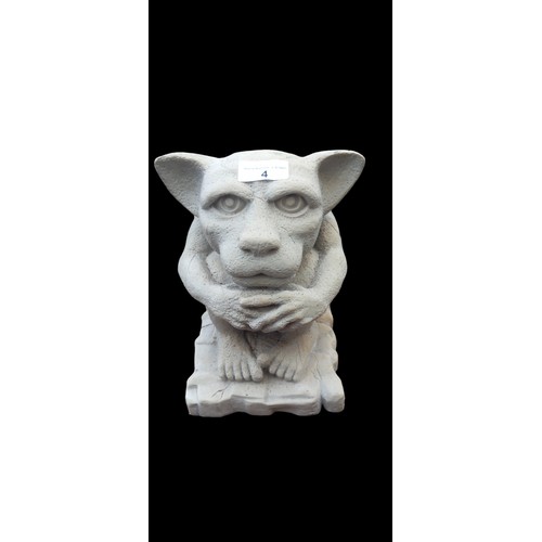 4 - A SMALL RESIN GARGOYLE 10