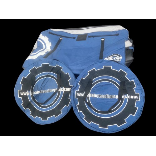 10 - 2 CHAIN REACTION BIKE BAGS & WHEEL BAGS