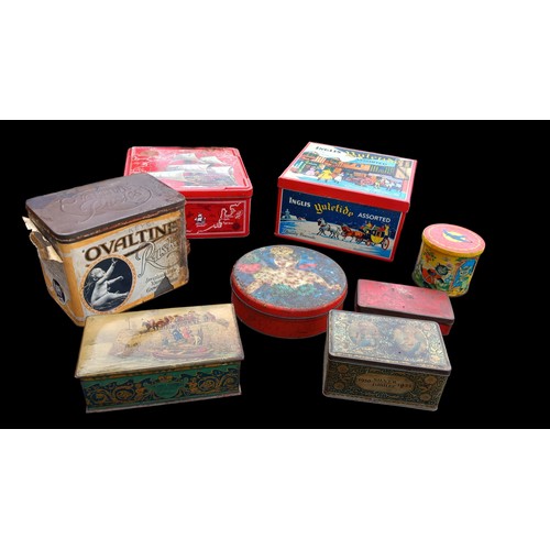 17 - 7 OLD VINTAGE ADVERTISING TINS