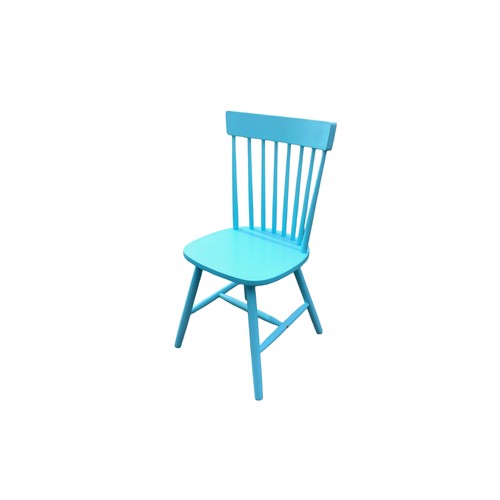 31 - PAINTED SPINDLE BACK CHAIR