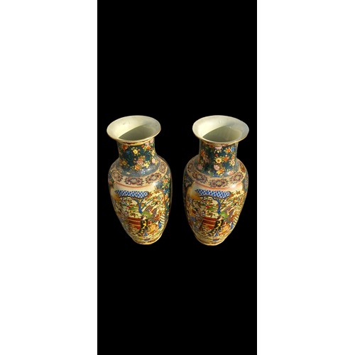 43 - PAIR OF ORIENTAL VASES