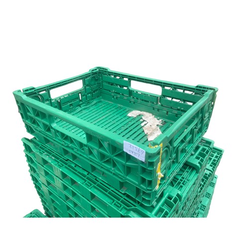 66 - A QUANTITY OF SMALL STACKING CRATES