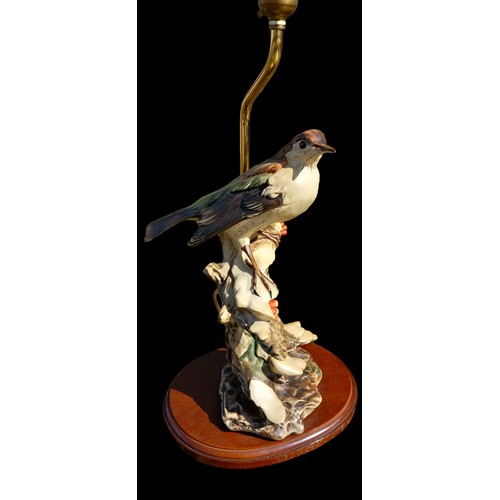 71 - BIRD FIGURENE TABLE LAMP