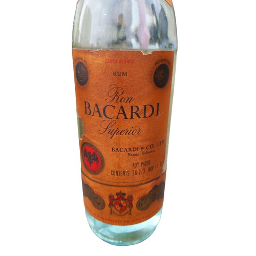 101 - A 1970s 70% PROOF LIGHT-DRY BACARDI SUPERIOR RUM