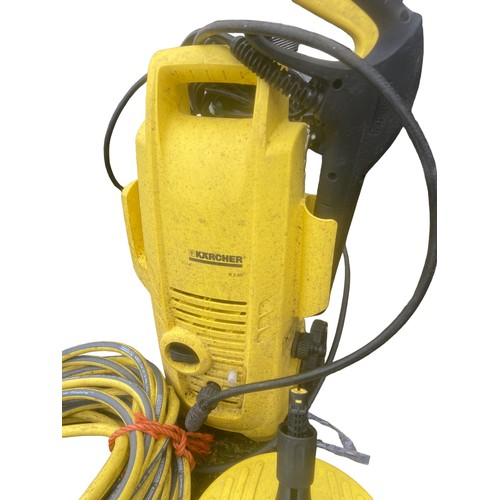 135 - KARCHER PRESSURE WASHER AND ACCESSORIES