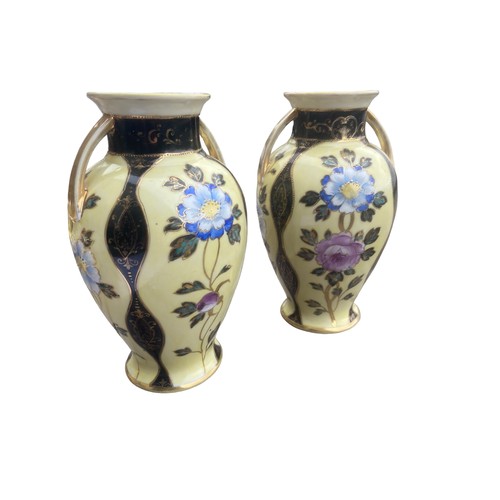 140 - PAIR OF NORITAKE VASES